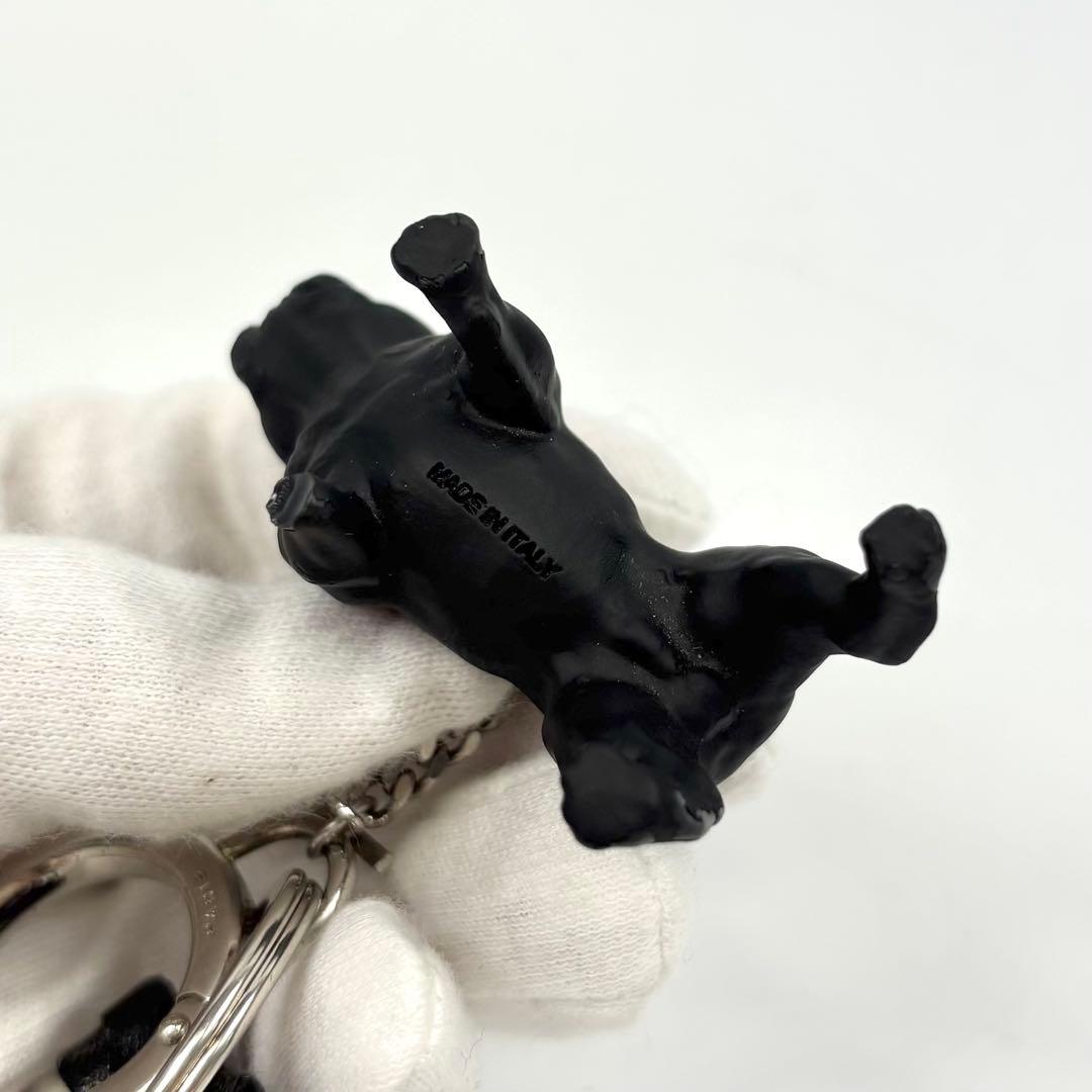 SAINT LAURENT PEPE KEYRING 現行 キーリング 犬