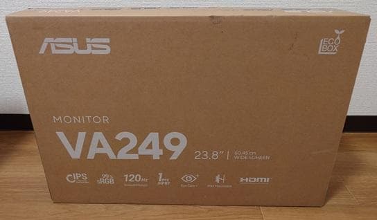 ASUS VA249QG 新品未開封IPS/FHD/99%sRGB/120Hz