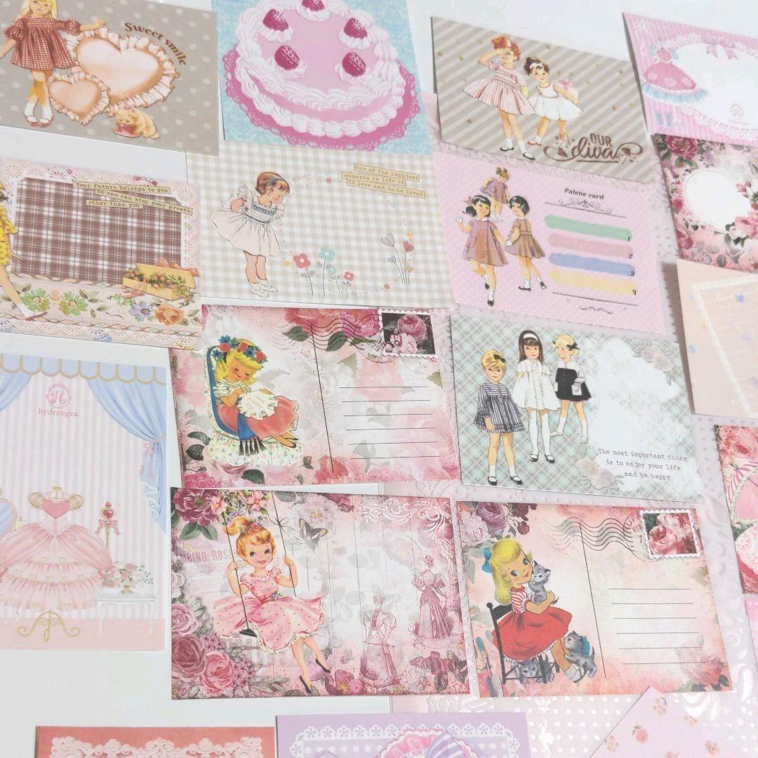 みぃこちゃん様ご確認用♥新作ガーリーレトロガール♥可愛いバラメモ♯611