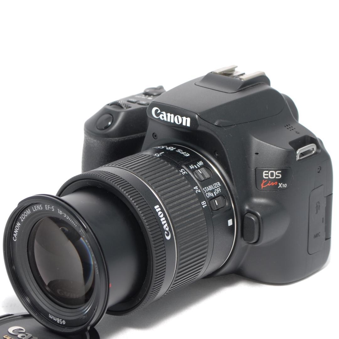✨Canon Kiss X10✨初心者さんOK✨手ブレ補正レンズ✨一眼レフ