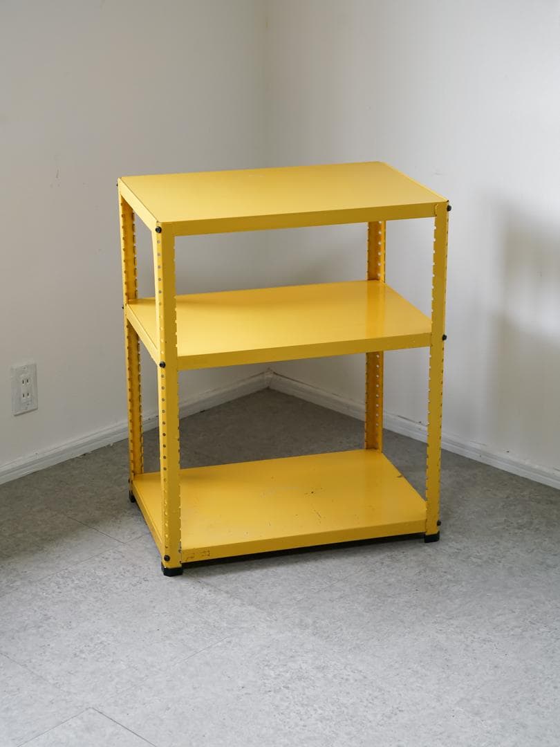 vintage メタル スチールラック 収納棚 レトロポップ インダストリアル