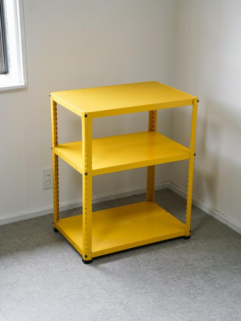 vintage メタル スチールラック 収納棚 レトロポップ インダストリアル