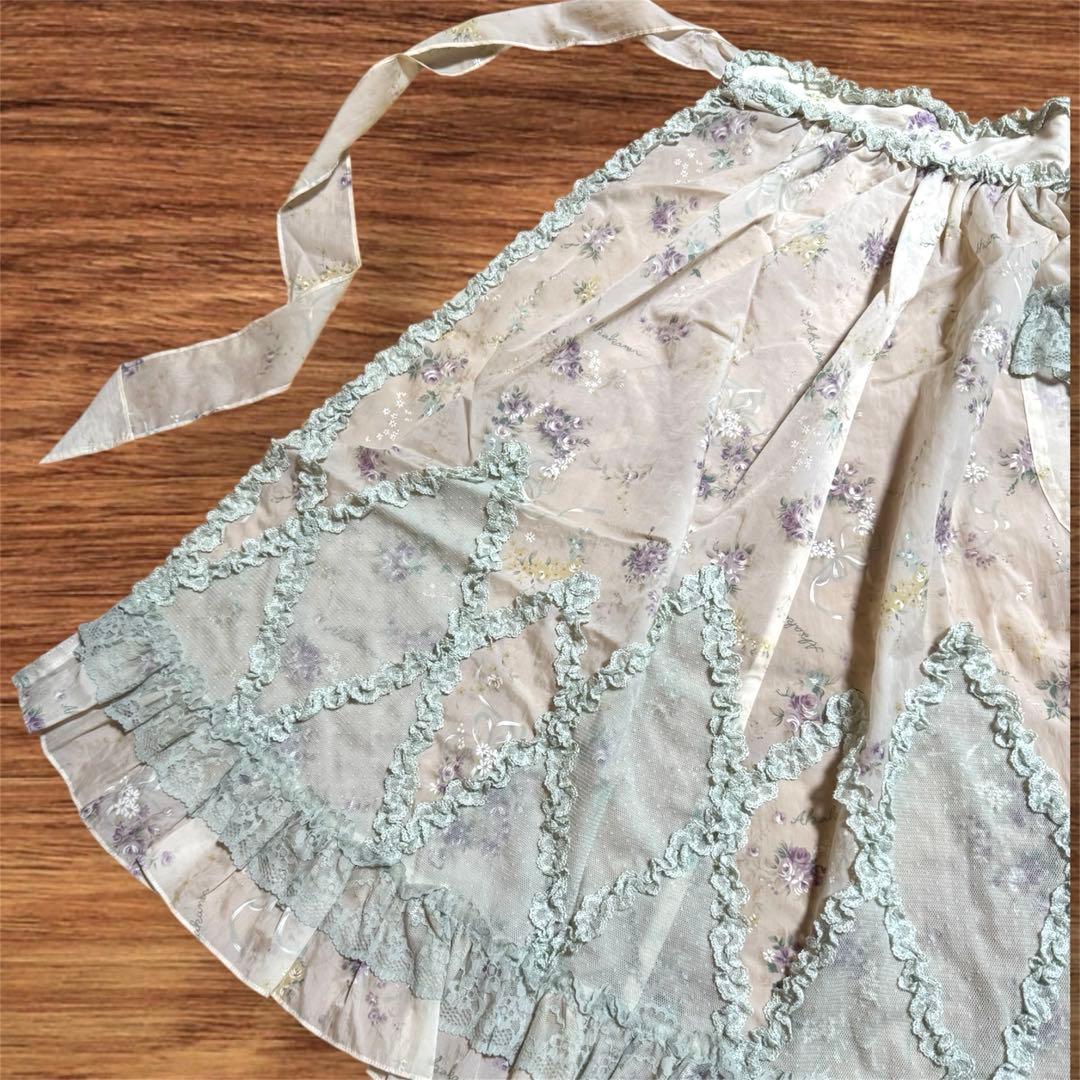 さえら Akiakane アキアカネ サロンエプロン クリーム色