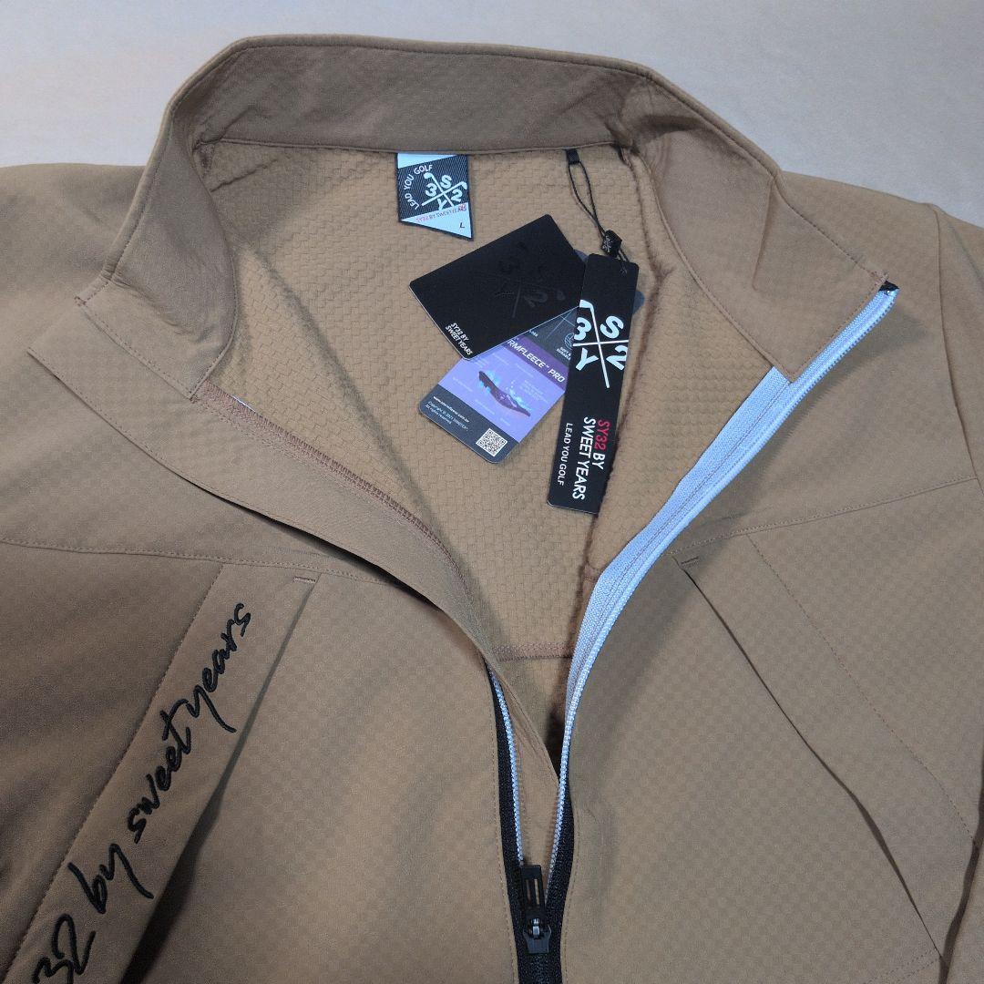 SY32:メンズ:Lサイズ:フルジップ ジャケット:キャメル色