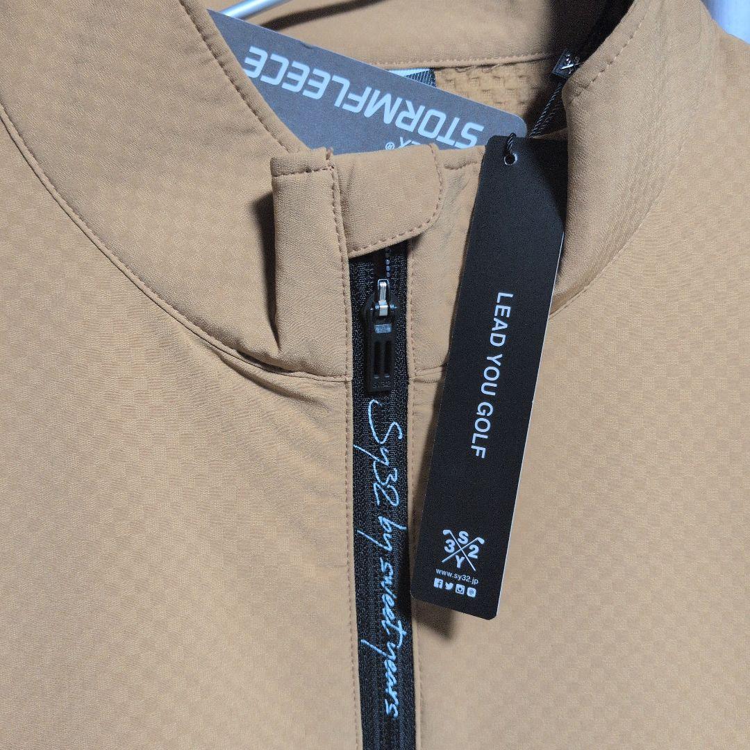 SY32:メンズ:Lサイズ:フルジップ ジャケット:キャメル色