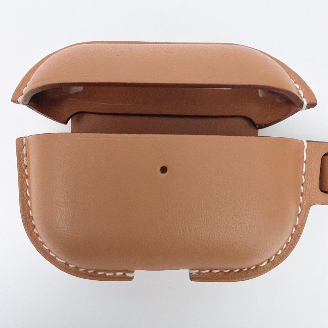 エルメス AirPods Pro2 ケース スイフト レザー ブラウン 24年製