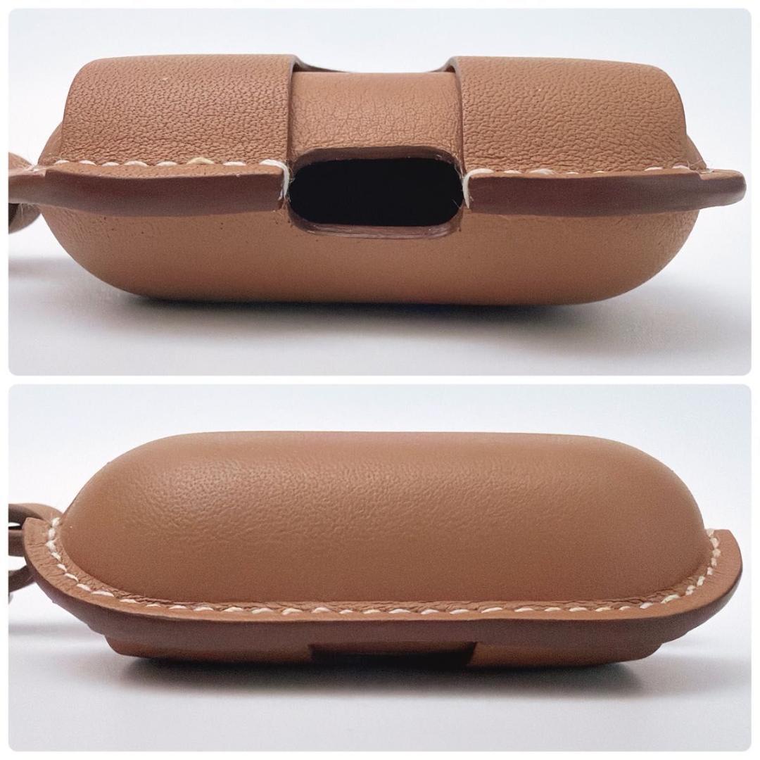 エルメス AirPods Pro2 ケース スイフト レザー ブラウン 24年製