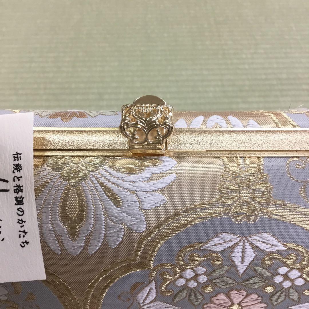 【新品未使用】和装　草履バッグセット　紗織　パールトーン加工　成人式　卒業式