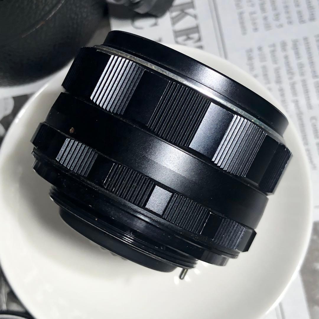 純正付属品付PENTAX SUPER TAKUMAR 50mm f1.4 m42