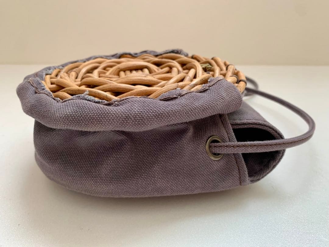 ebagosエバゴス ショルダーバッグ かごバッグ サークルポシェット