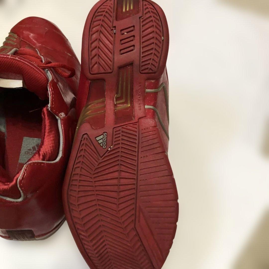 adidas アディダス バスケットボールシューズ レッド 27cm