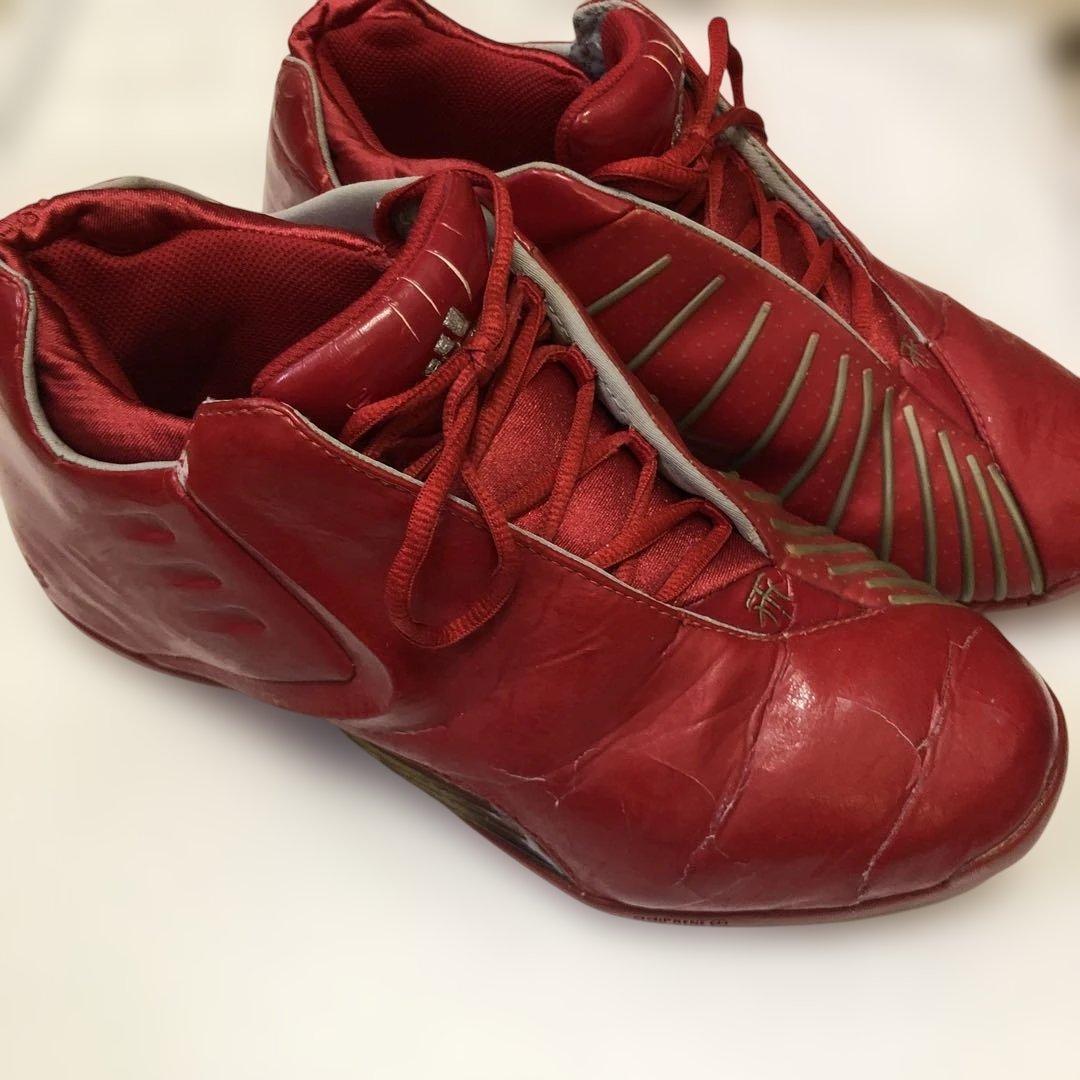 adidas アディダス バスケットボールシューズ レッド 27cm