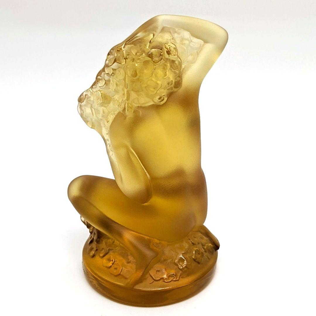 ラリック フロレアル 裸婦像 アンバー 琥珀 ヴィンテージ 美品 フィギュリン