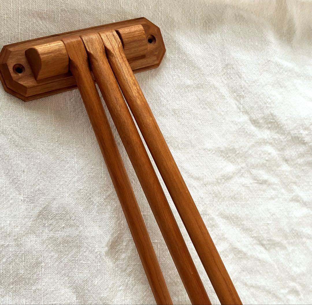 ☆お値下げ☆チェリー材のふきん掛け 新品未使用 家具工房nicom