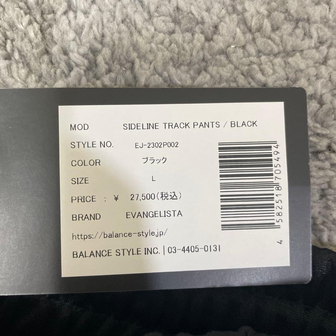 EVANGELISTA SIDELINE TRACK PANTS ブラック L
