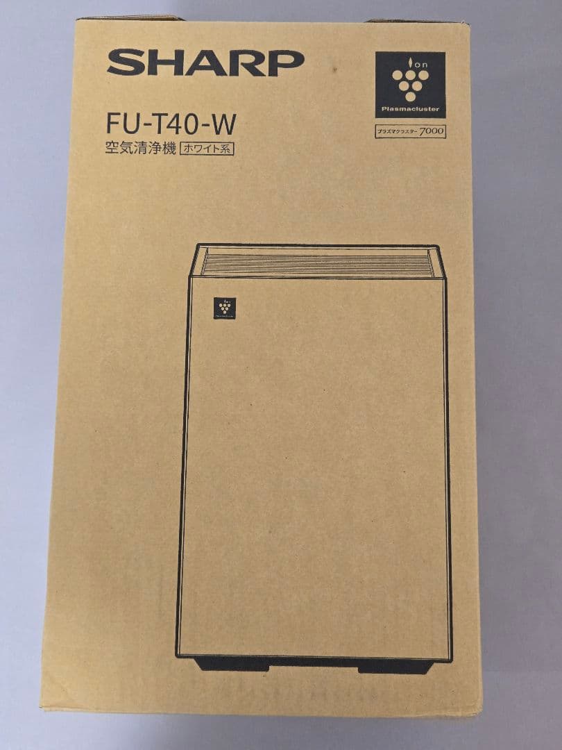 【中古】 SHARP シャープ 空気清浄機 FU-T40-W 2025年製