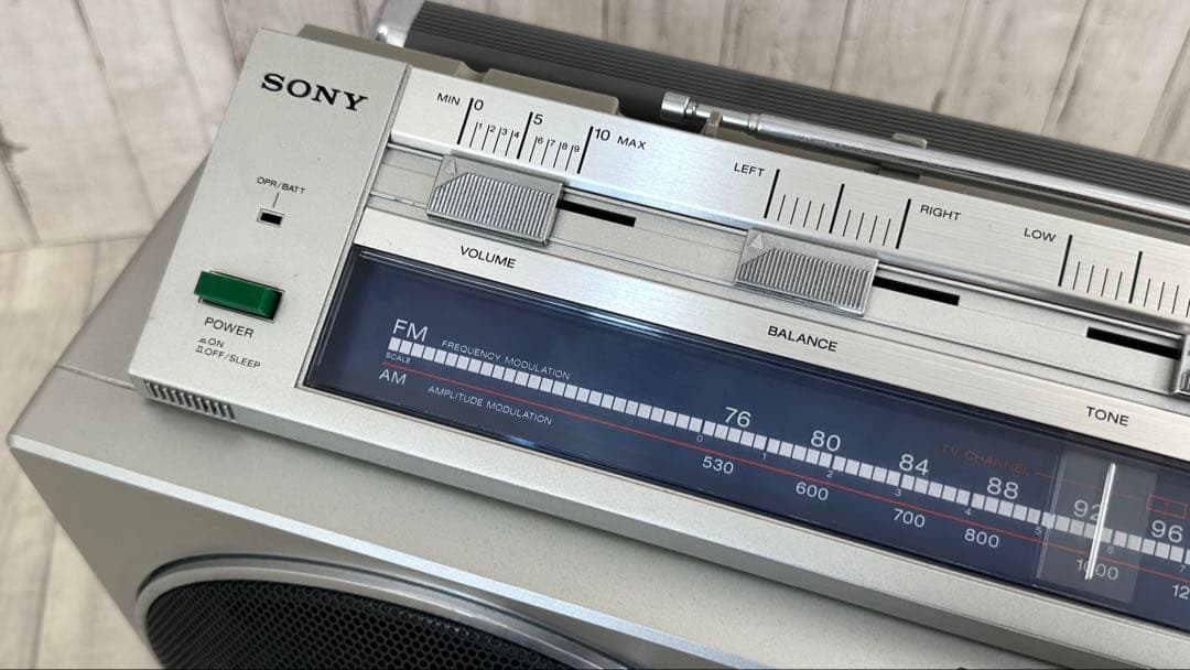 動作品・Bluetooth 付き SONY ソニー ラジカセ CFS-77ラジオ