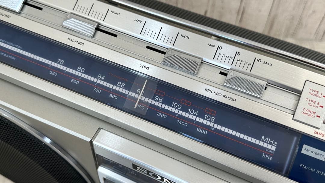 動作品・Bluetooth 付き SONY ソニー ラジカセ CFS-77ラジオ