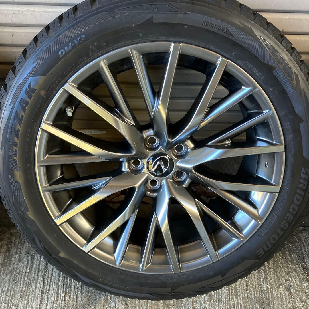 美品　レクサスRX Fスポ純正20インチBLIZZAK DM-V2 スタッドレス