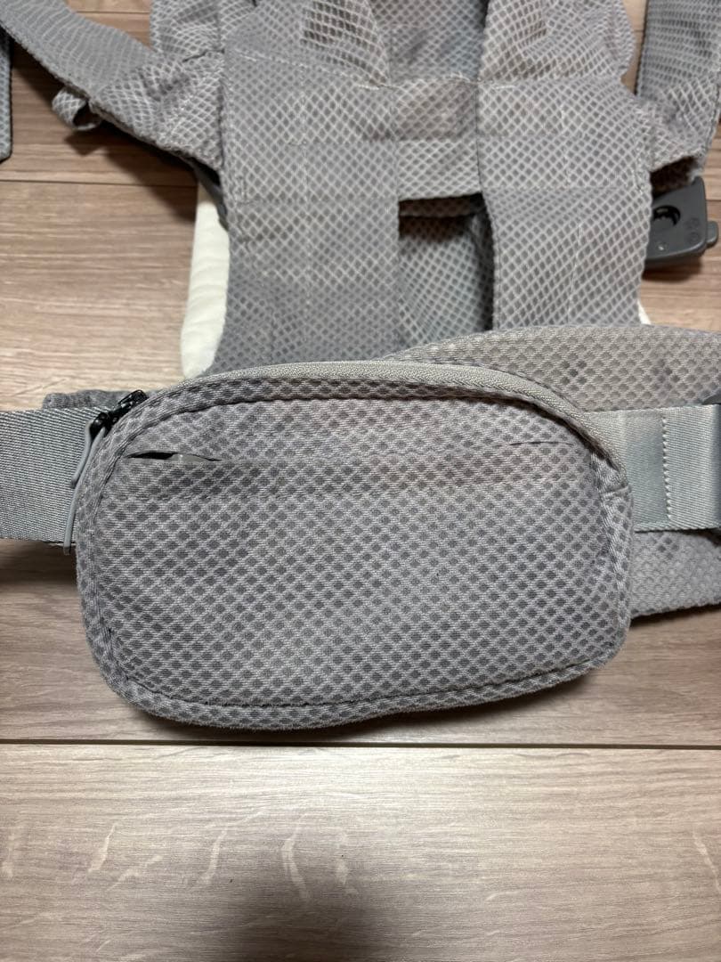 NUNA メッシュ ベビーキャリア グレー