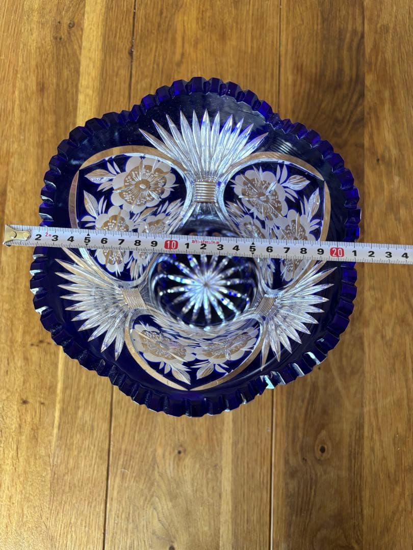 新品 ドレスデンクリスタルガラス花瓶