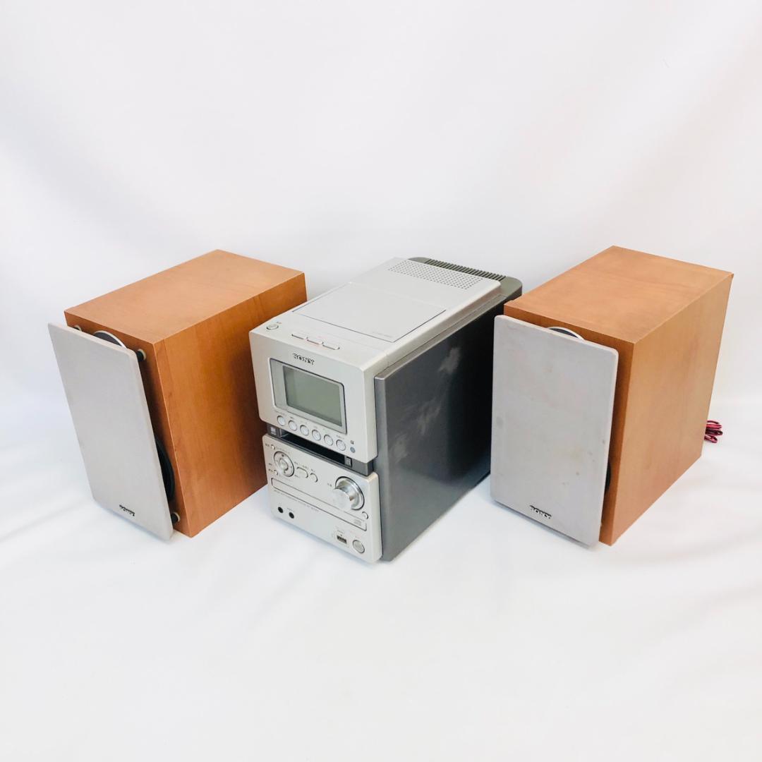 【動作品】SONY CD/MD/カセット/WM HCD-M35WM　「7516