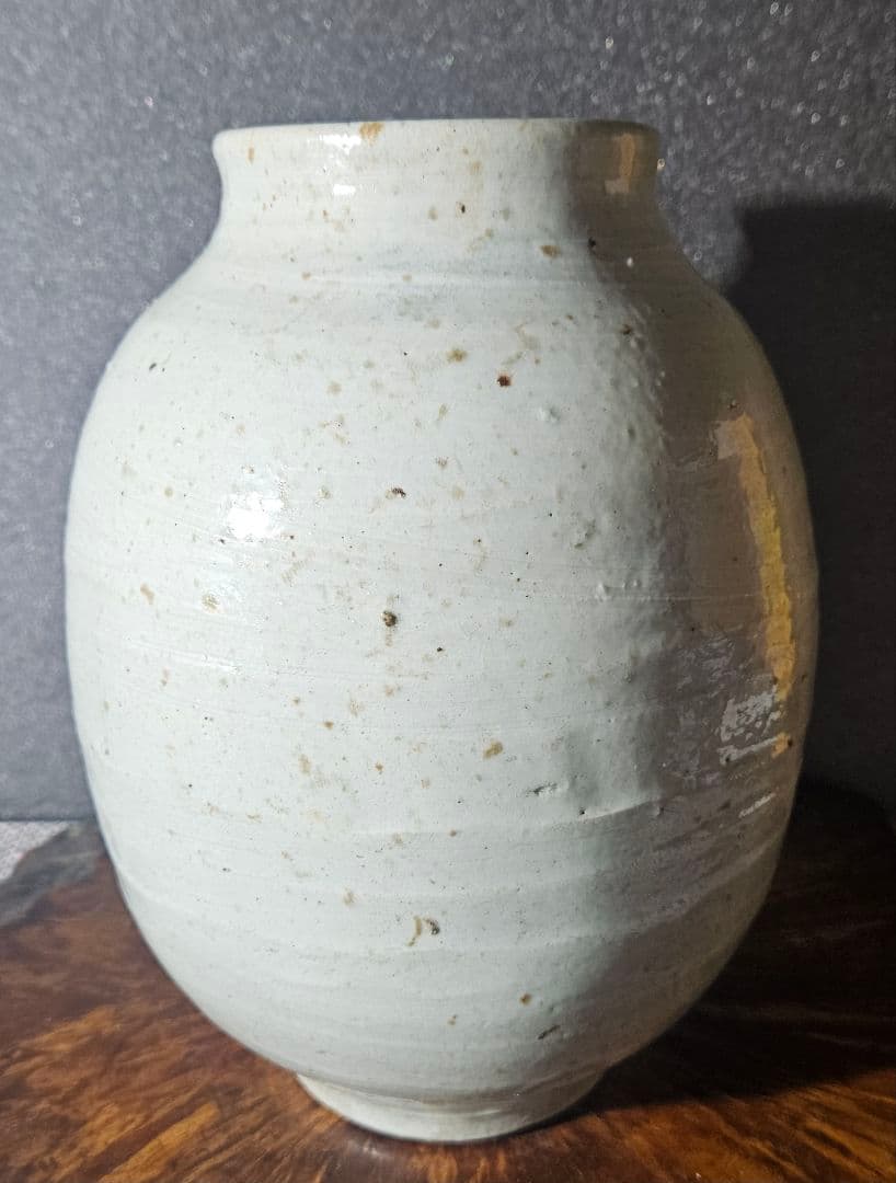 本物保証❗】名品❗】李朝時代　 李朝古美術　李朝古陶磁器　李朝白磁　壺　提灯壺