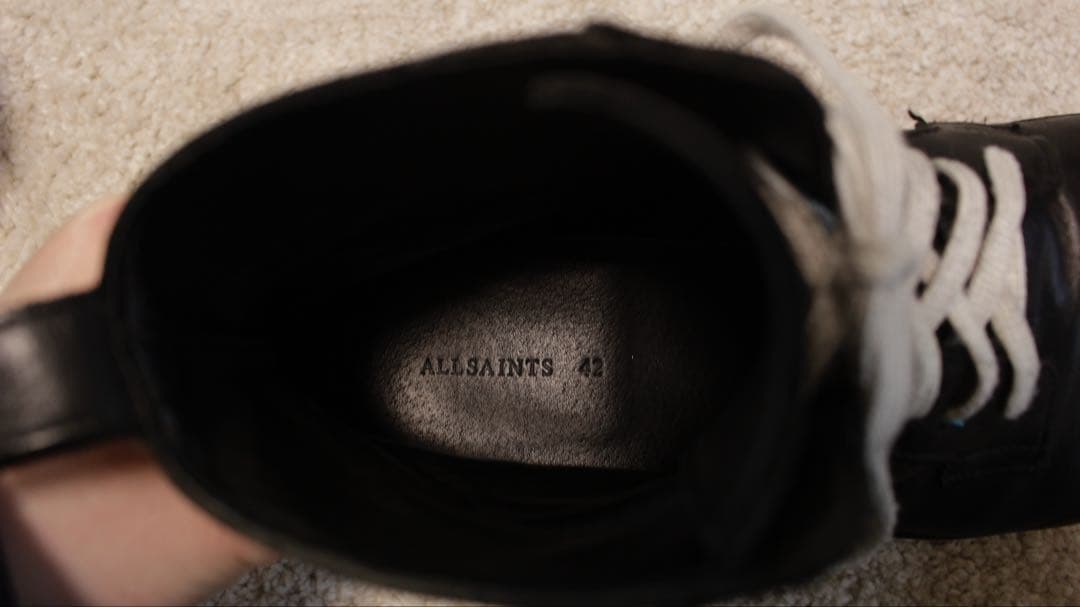 AllSaints（オールセインツ） レザーブーツ EU42