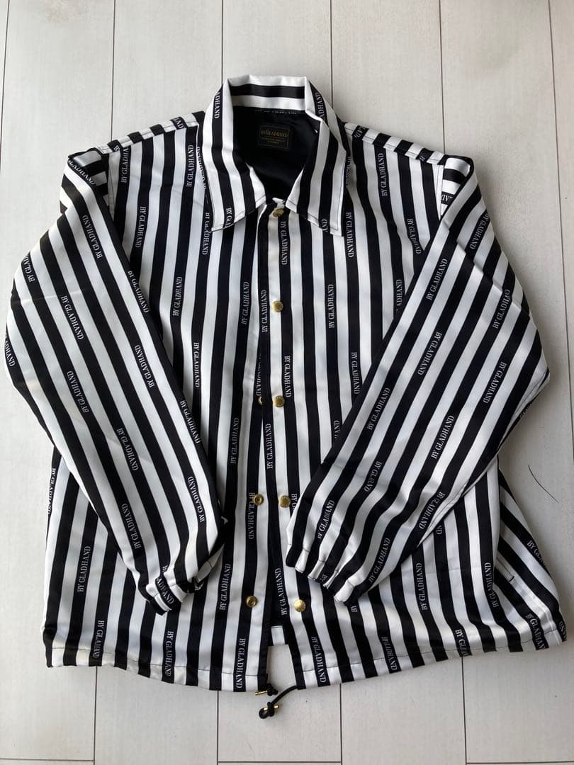GLAD HAND GRACE STRIPE-COACH JACKET【L】