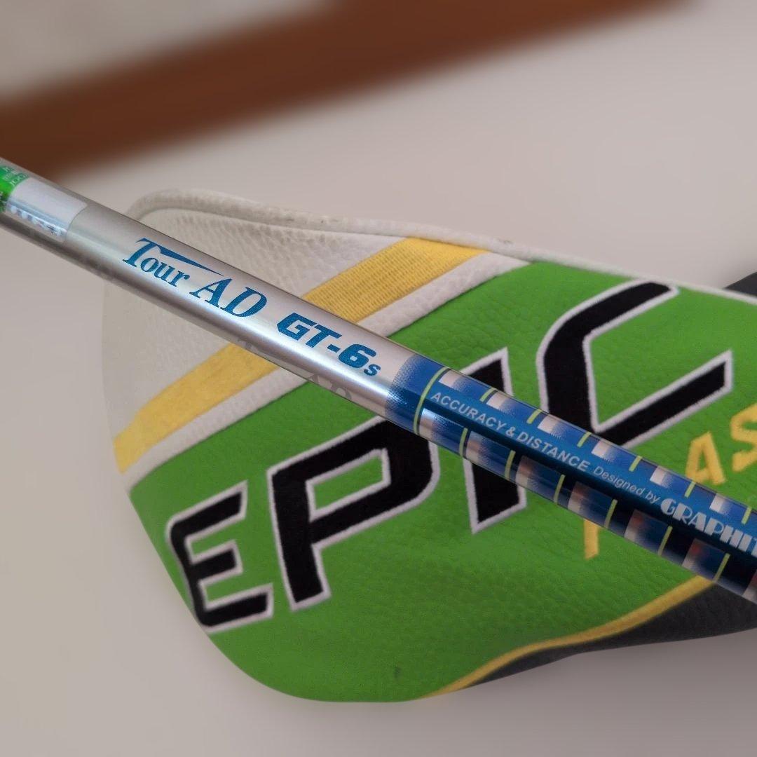 Callaway EPIC Flash 美品 TOUR-AD、GT-6S装着品。
