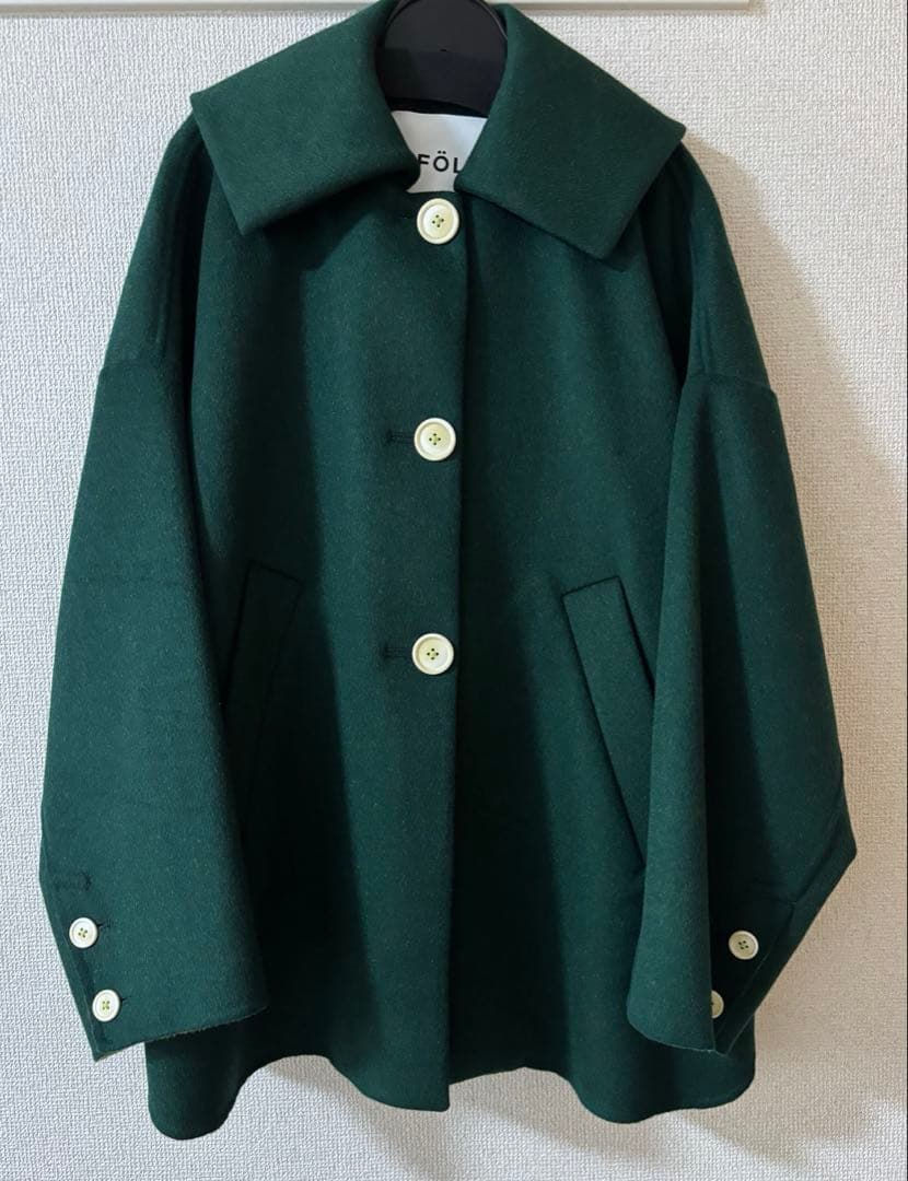 新品未使用【ENFOLD】FLAT-COLLAR COAT 36