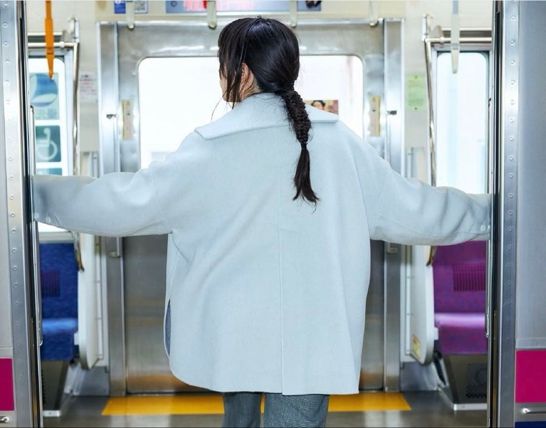 新品未使用【ENFOLD】FLAT-COLLAR COAT 36