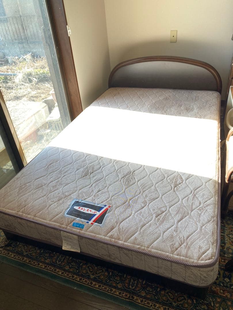 木製ベッドフレーム＋フランスベッド マットレス