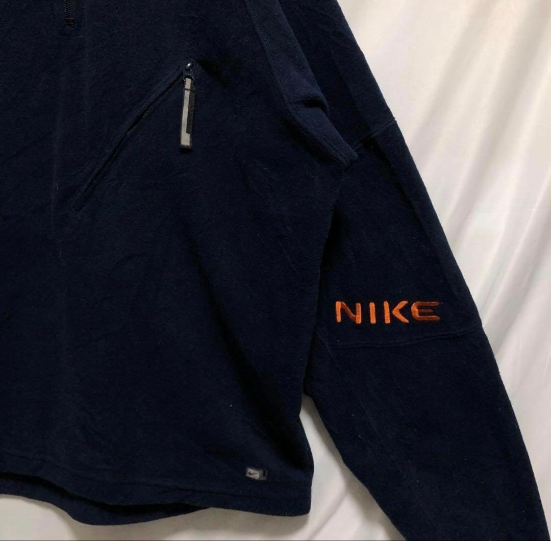 00s ビンテージ オールド NIKE ナイキ テック プルオーバー フリース