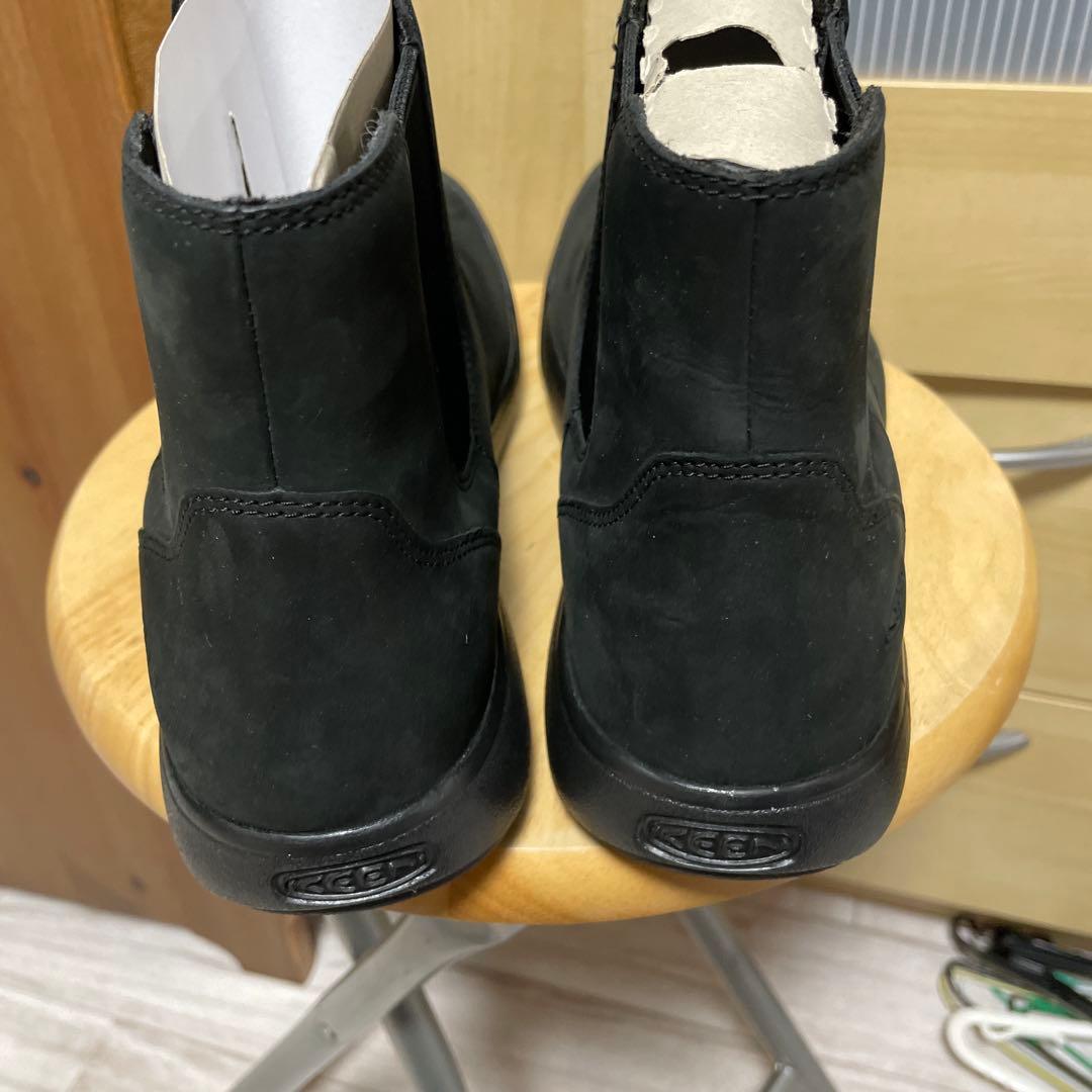 新品/24cm KEEN サイドゴアブーツ ウォータープルーフ レザー