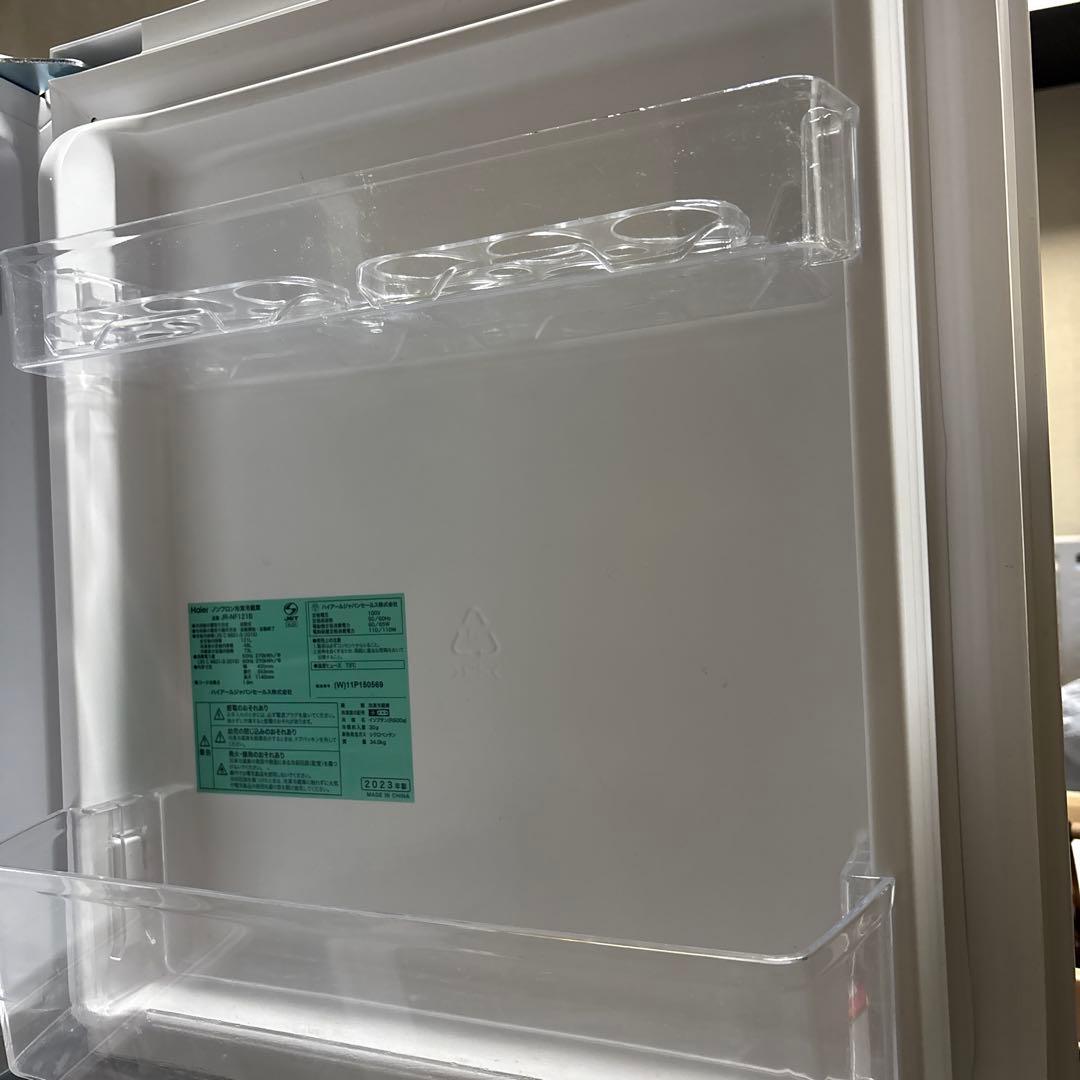 ２０２３年　Haier 121L 冷凍冷蔵庫 JR-NF121B-W