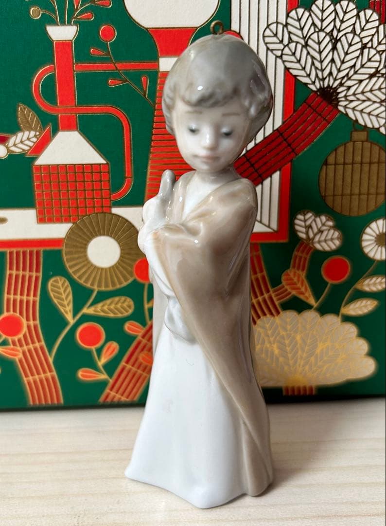 リヤドロ　クリスマス ミニオーナメント　ホーリーファミリー　キリスト降誕