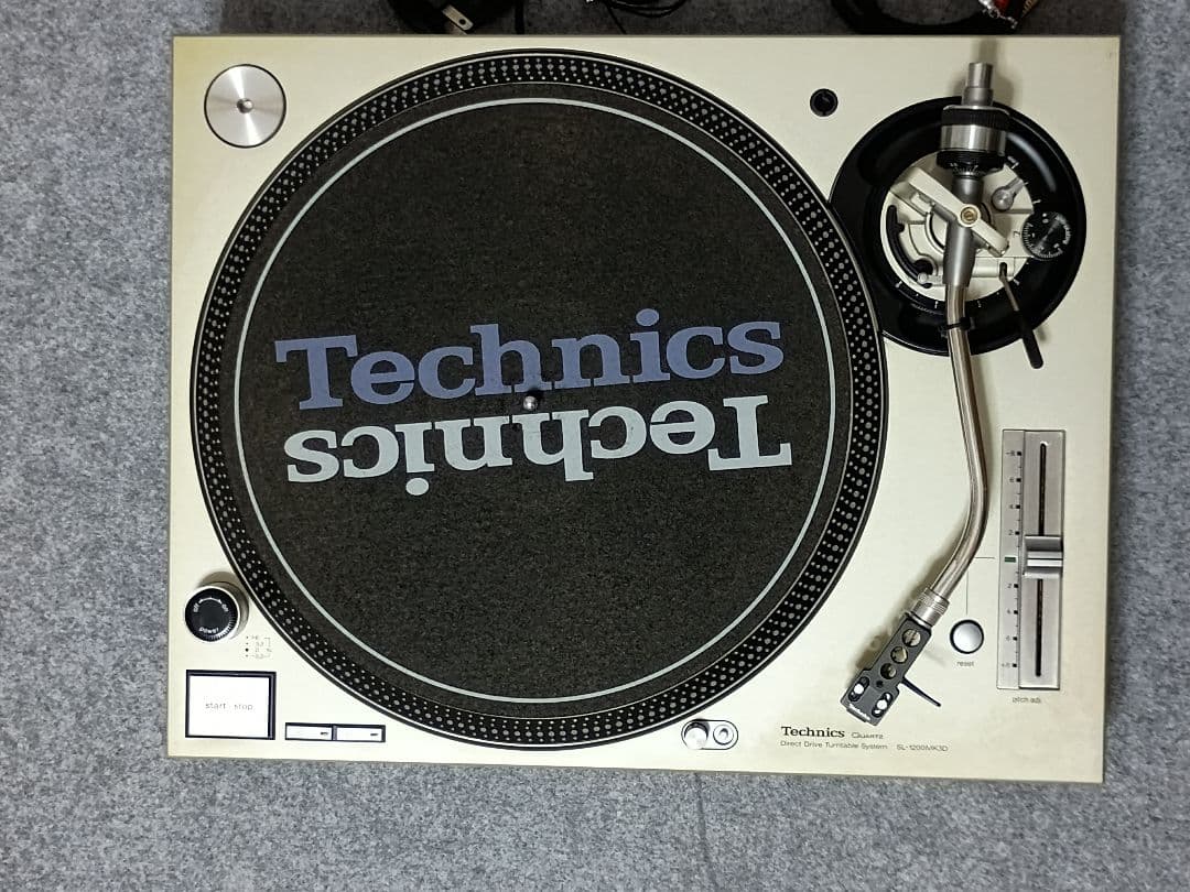 Technics SL-1200MK3D ターンテーブル カバー付き