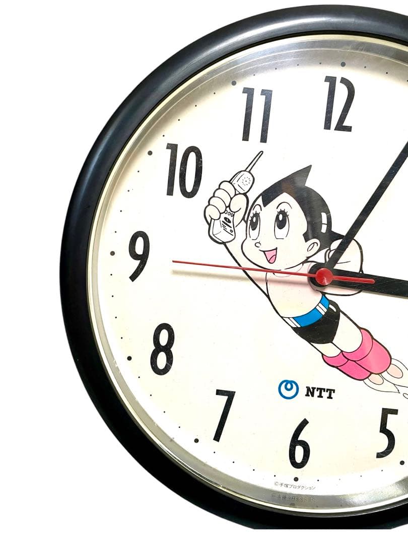 昭和レトロ　鉄腕アトム　ＮＴＴ　レア品　手塚治虫　手塚プロダクション　壁掛け時計