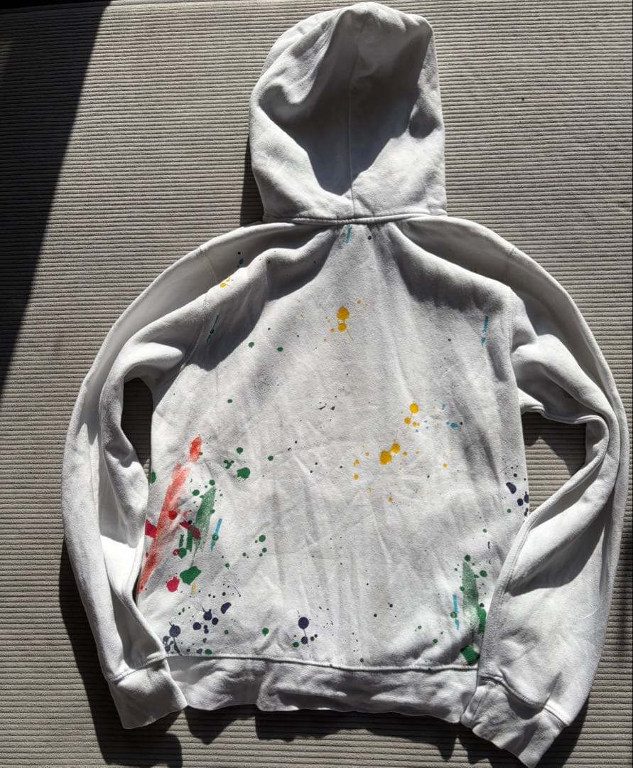 ポロベア　ポロラルフローレン ペインティングパーカー ホワイト