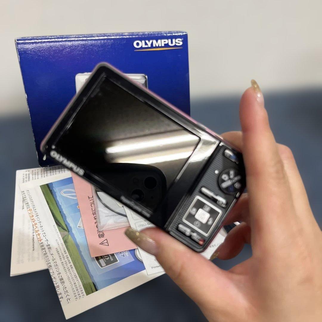 OLYMPUS μ-7010 ピンク デジタルカメラ