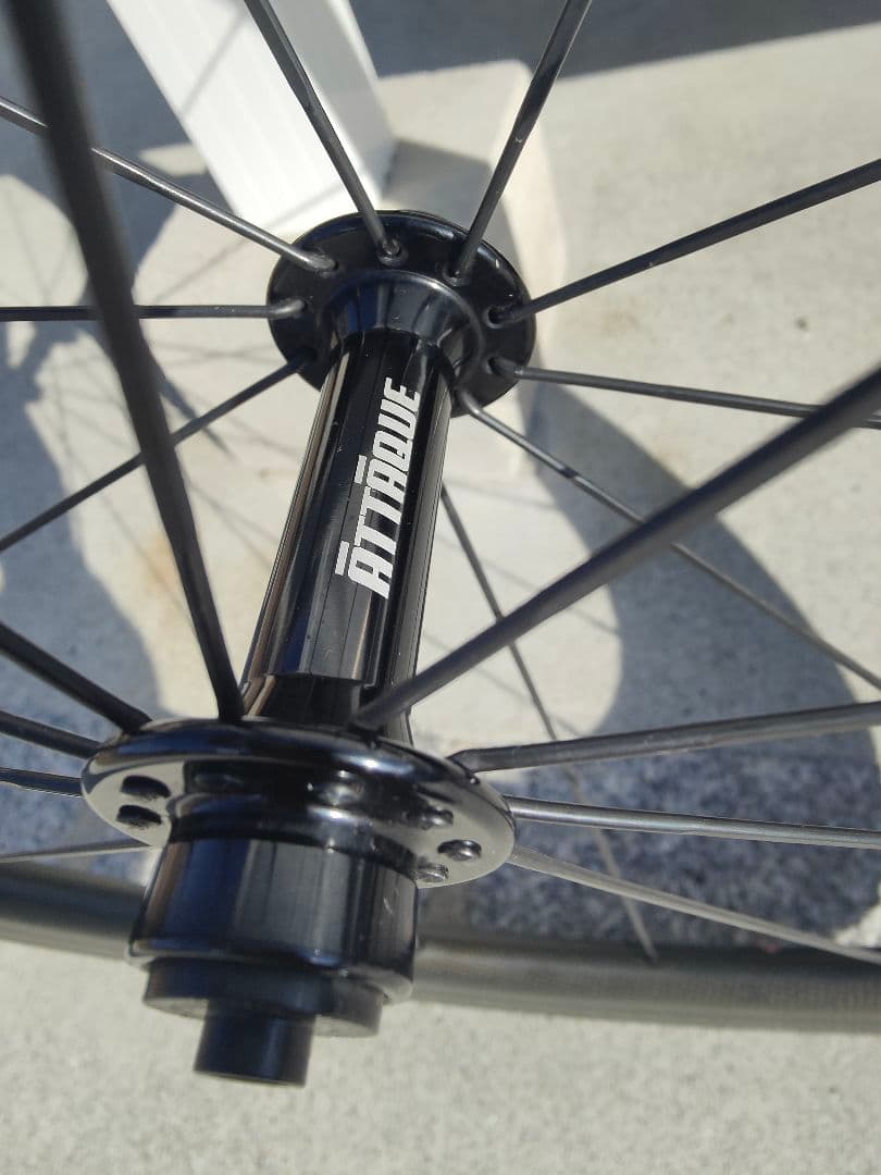 GUSTO ATTAQUE カーボンチューブラーホイール 45mm 前後　美品☆