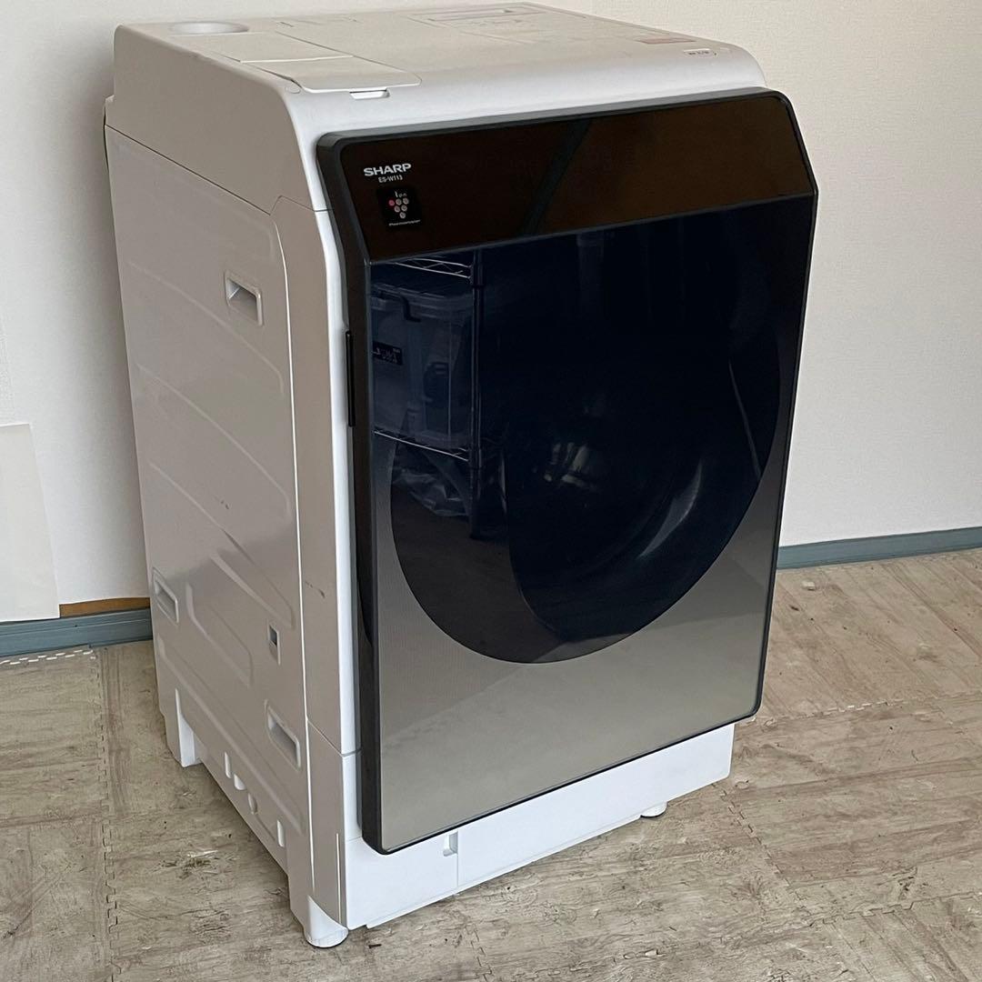 配送設置無料　SHARP ドラム　11/6kg 20年製分解洗浄済み最上位モデル
