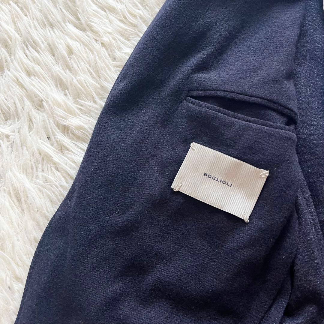 <美品>BOGLIOLI dover ネイビー ウールジャケット サイズ50