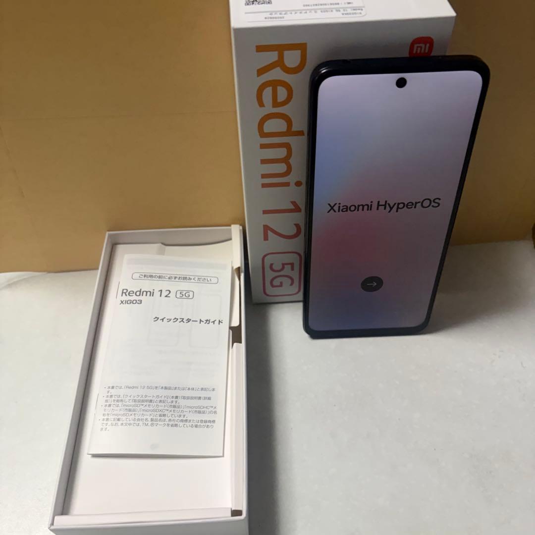 REDMI 12 5g 128GB ミッドナイトブラック