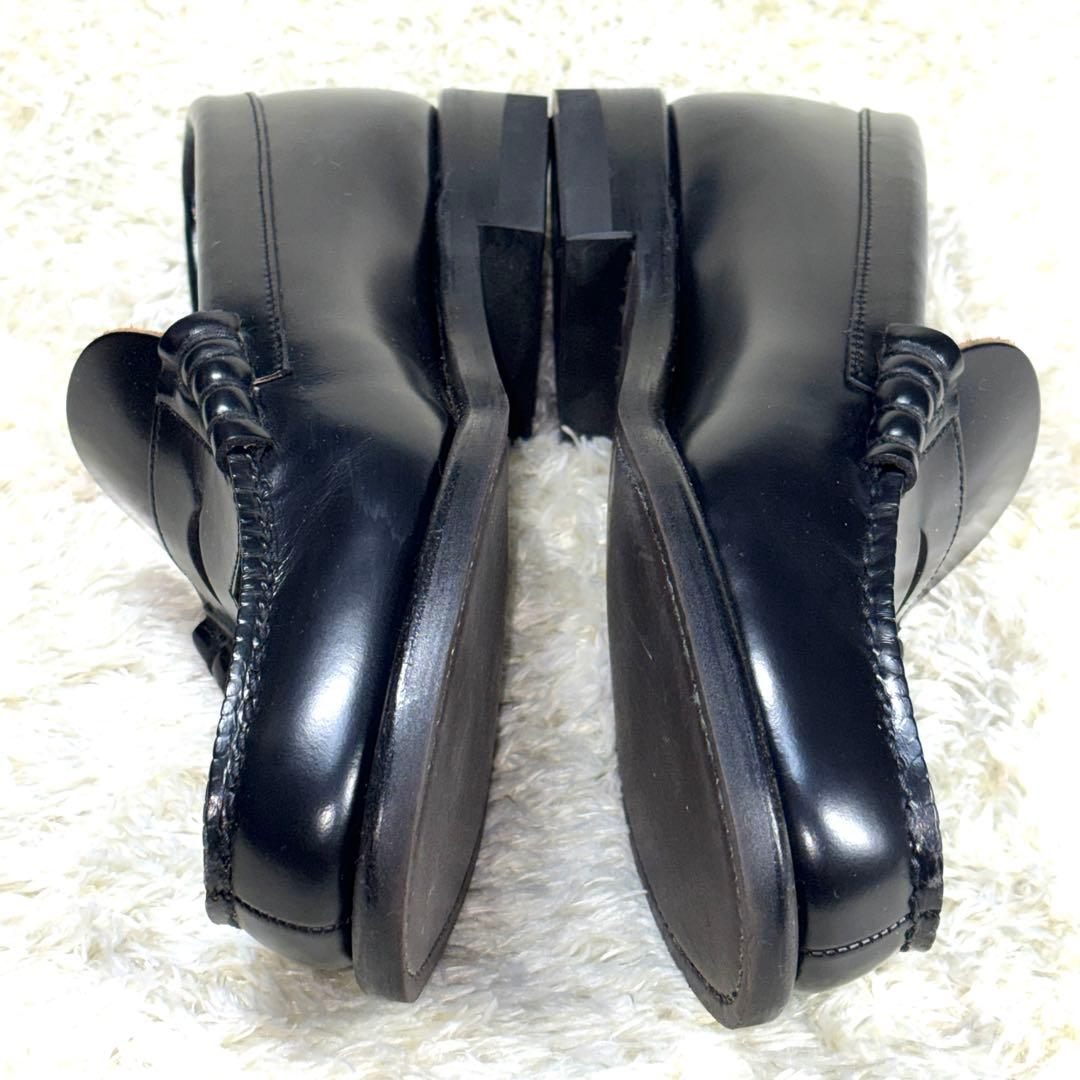 リーガル　黒 ローファー レザーソール 24.5