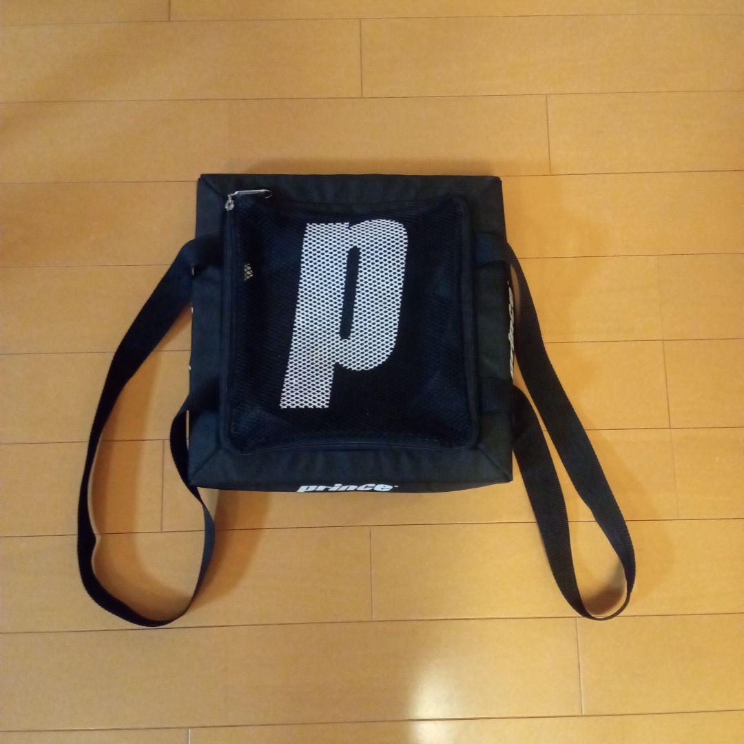 prince　プリンス　テニスボールバスケット　カゴ　袋付き　PL055