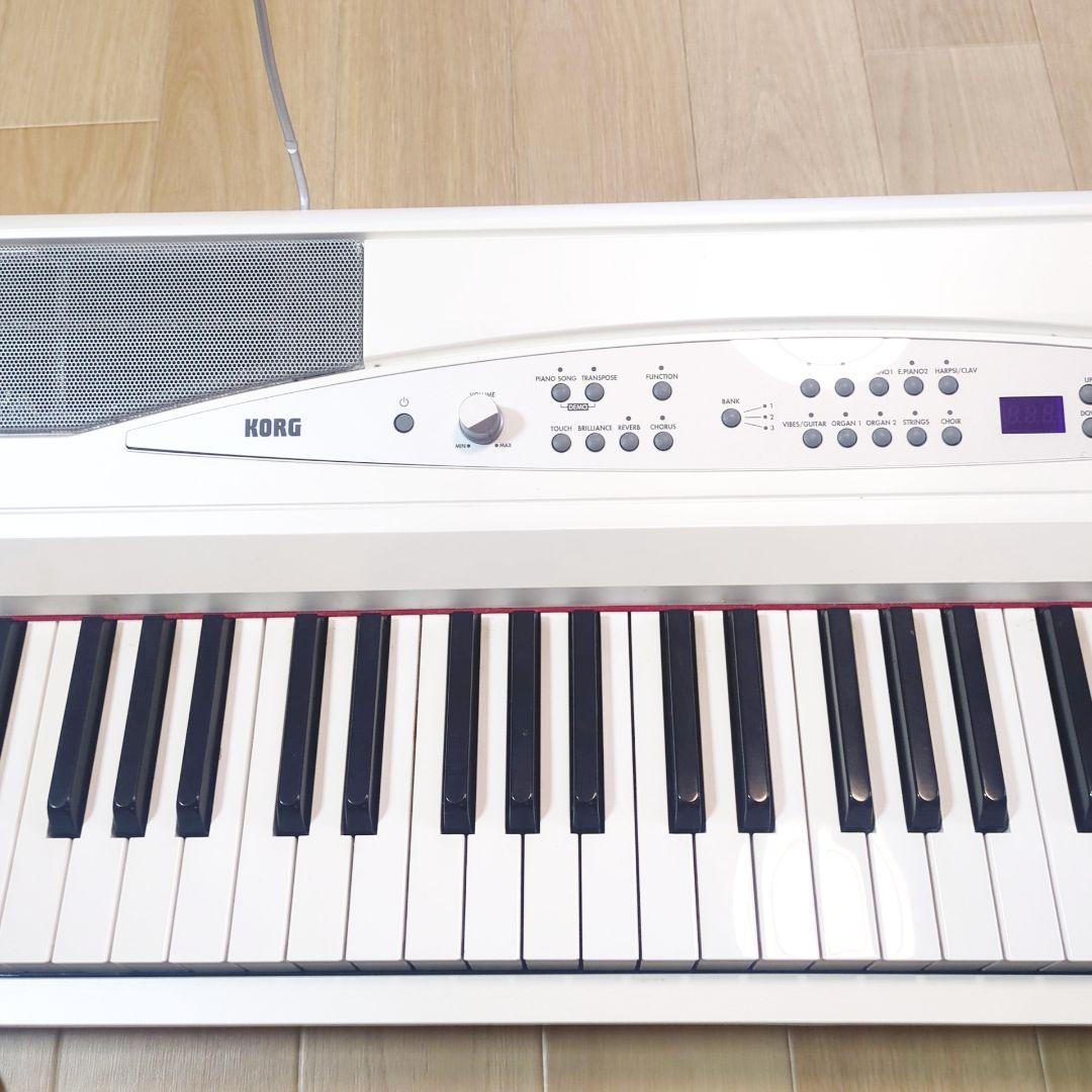 KORG SP-280-WH 電子ピアノ ホワイト 美品 88鍵盤 付属品多数