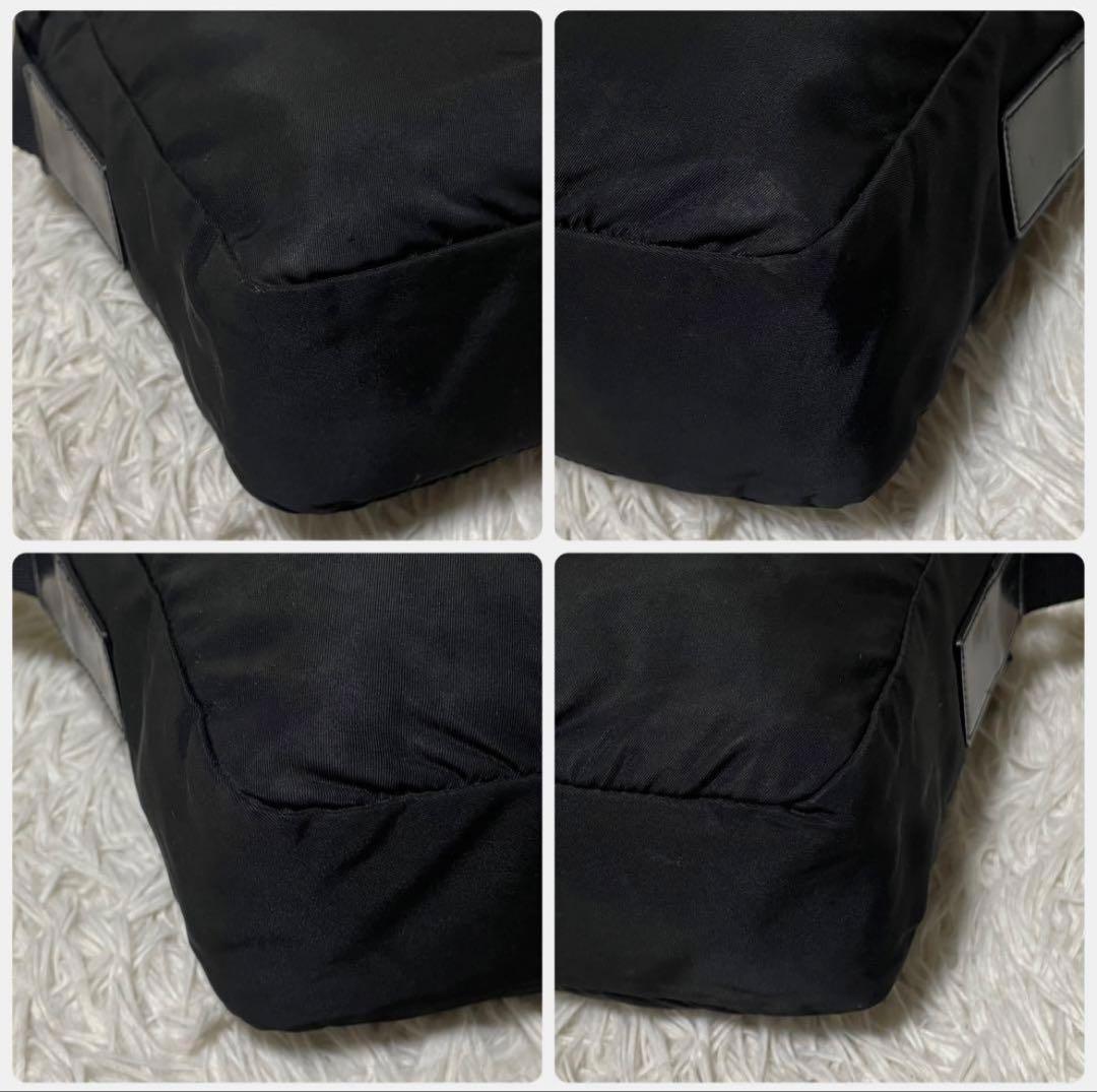 【良品】PRADA プラダ　カメラバッグ　ナイロン　ブラック　黒　斜め掛け