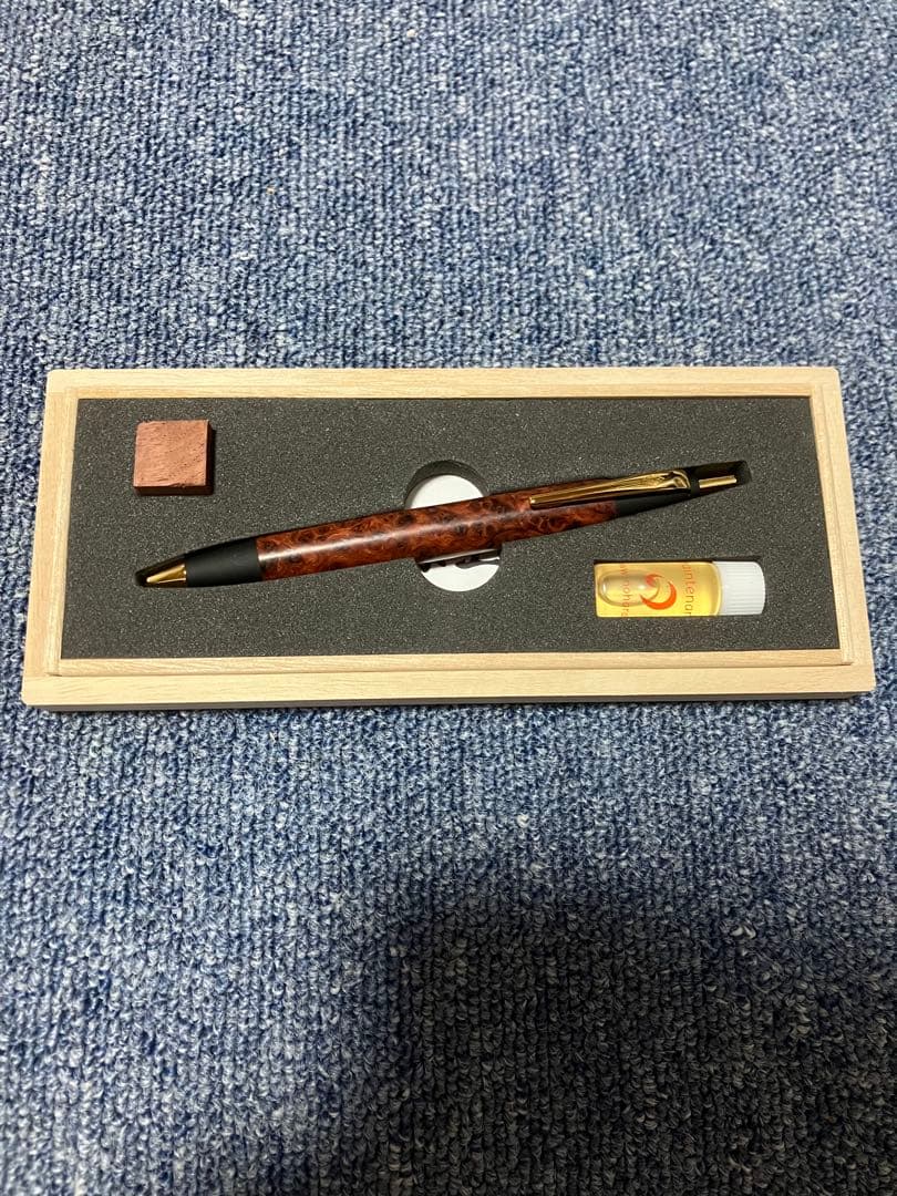 野原工芸　本店限定特上花梨瘤杢　スタンダードボールペン